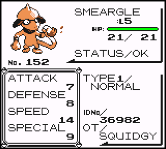 Smeargle More info